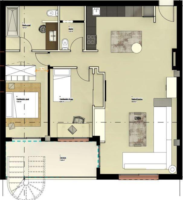 Precioso Apartamento Con Piscina Privada. Águilas Eksteriør bilde